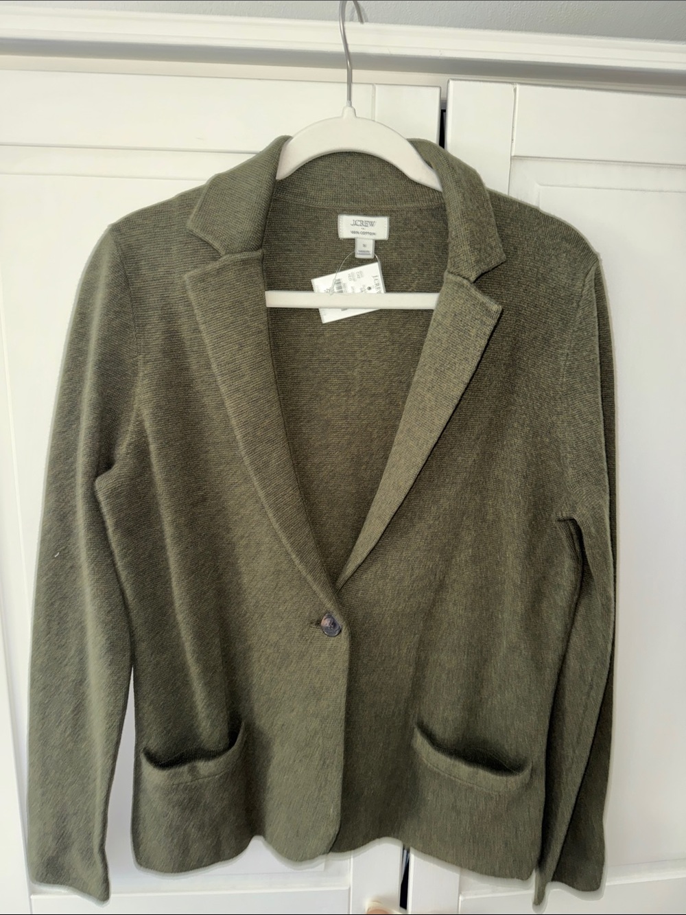 J. Crew Factory Olive School Boy Single-Button Blazer